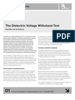 UL White Paper Dielectric Voltage Withstand Test