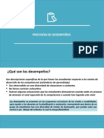 PPT de Precisión de Desempeños