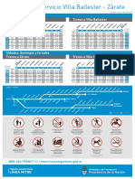 Horarios Villa Ballester Zarate