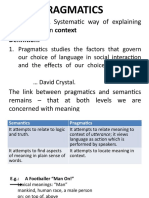 Pragmatics PPT