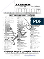 9 Biology Guess by MNA Ghumman-1 PDF