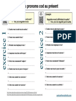 Pronoms Personnels Present