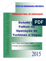 Estudo de Falhas Na Operação de Turbinas A Vapor