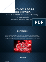 Fisiología de La Hemostasia