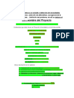 P PARTES Elementales de Un Proyecto