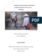 Human Dimensions of The Conflicts Between People and Jaguars (Panthera Onca) in Brazil