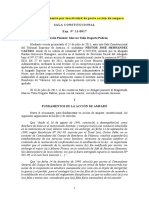 Abandono Del Tramite Por Inactividad de Parte Accion de Amparo