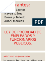 Ley de Probidad de Empleados y Funcionarios Publicos