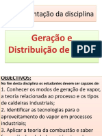 Aula Tema I. Generalidade Sobre o Vapor e Seu