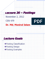 Lecture of Footing