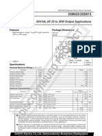 2SB633/2SD613: 85V/6A, AF 25 To 35W Output Applications