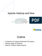 Apache Hadoop and Hive: Dhruba Borthakur