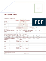 ST Regis Application Form