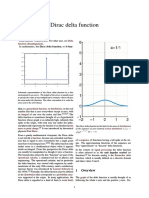 Delta de Dirac (Propiedades)