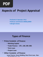 Different Aspects of Project Appraisal