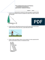 Taller Teorema de Pitagoras 2