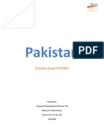 Pakistan: Country Export Profile