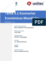 Tarea 3.1 Escenarios Economicos Mundiales Negocios Internacionales