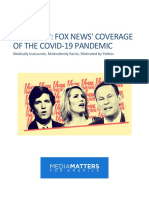 Fox News' Coverage of The COVID-19 Pandemic