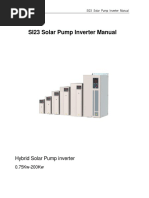 Si23 Solar Pump Inverter Manual