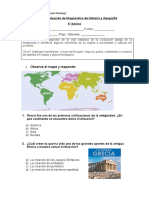 Evaluación de Diagnóstico de Historia 4