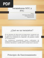 Termistores NTC y PTC