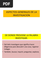 Aspectos Generales de La Investigacion