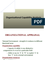  Organisational Appraisal