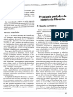 Principais Períodos Da História Da Filosofia PDF