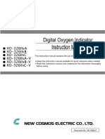 Oxygen Gas Detector XO-326IIs Manual