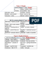 Ielts Academic Vocabulary