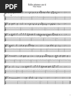 Sólo Pienso en Ti Víctor Manuel Partitura PDF