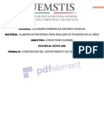 Composicion Del Departamento de Recursos Humanos PDF