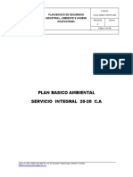 Plan Basico Ambiental Servicios Integrales 1