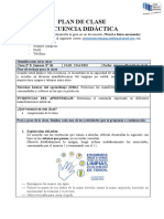 Secuencia Didáctica - Plan de Clase Cuatro