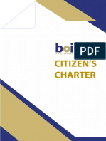 BOI Citizen's Charter