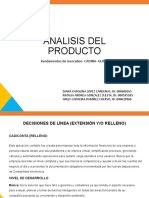 Analisis Del Producto