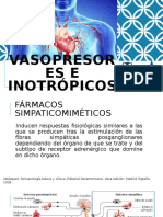 Vasopresores e Inotrópicos