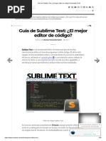 Guía de Sublime Text - ¿El Mejor Editor de Código