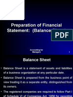 Balance Sheet