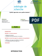 Quelles Approches Avec Quelles Données PDF