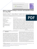 Effects of Hydroprocessing On Structure and Properties of Base Oils Using NMR