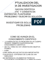 Conceptualizacion Del Problema de Investigacion