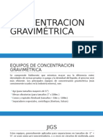 Concentracion Gravimetrica