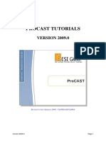 ProCAST20091 Tutorials PDF