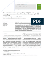 Effect of Sintering Temperature On Phase Evolution of Al86Ni6Y4.5Co2La1.5 Bulk Amorphous Composites Synthesized Via Mechanical Alloying and Spark Plasma Sintering PDF