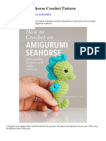 Amigurumi Seahorse