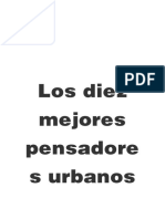 Los Diez Mejores Pensadores Urbanos