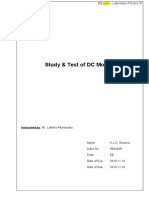 Study of DC Motors