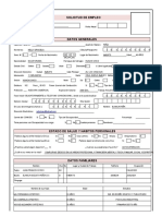 Solicitud de Empleo Actualizado